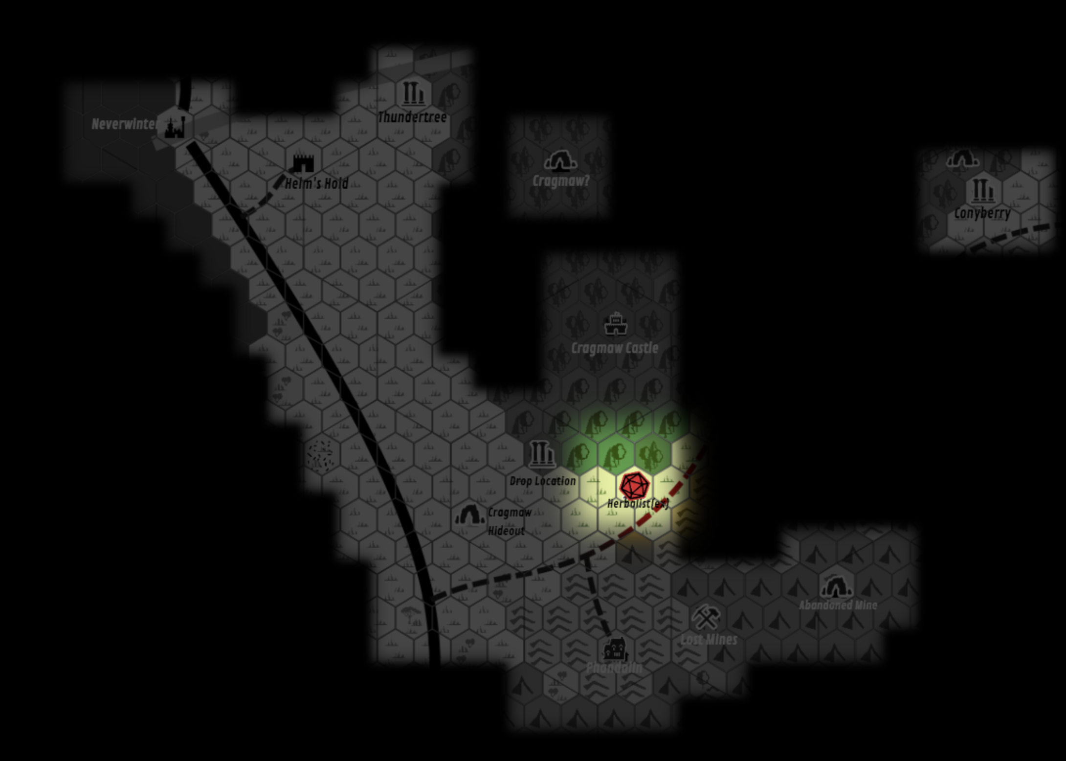 The Region Explored so Far