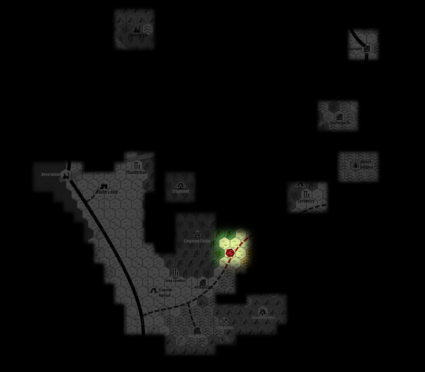 Region Explored So Far